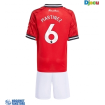 Manchester United Lisandro Martinez #6 Domaci Dres za djecu 2025-26 Kratak Rukav (+ Kratke hlače)